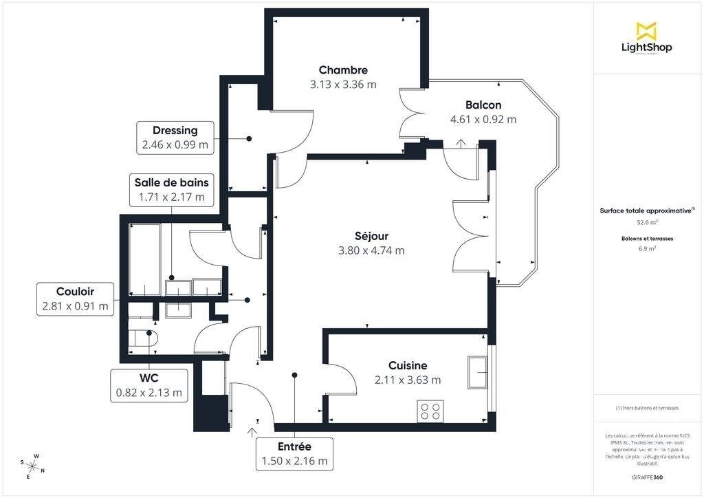 Viager Appartement 2&nbsp;Pièces 56&nbsp;m² Courbevoie