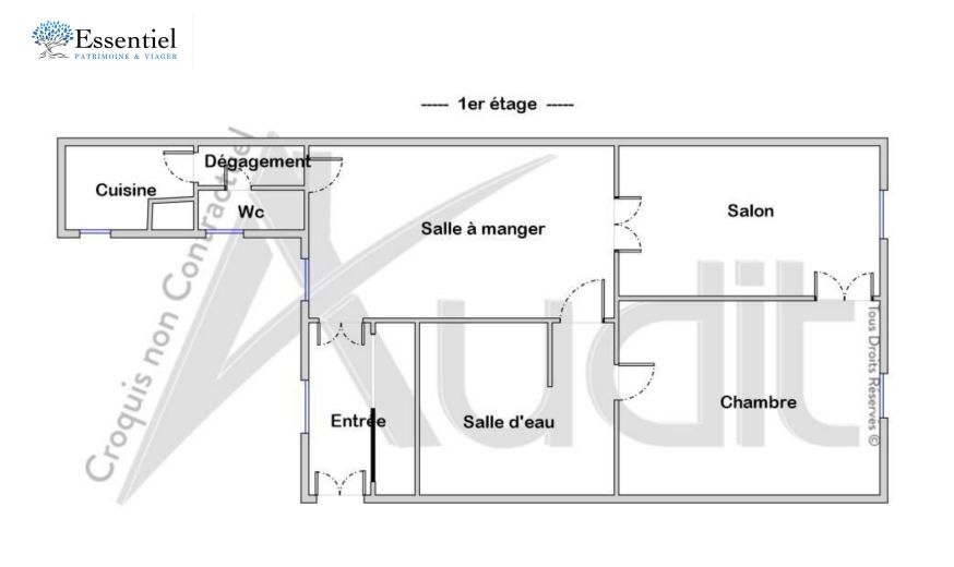 appartement 3 Pièces en viager sur PARIS (75007)
